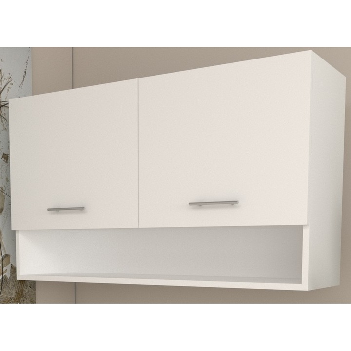 Set mobila bucatarie, S7 Viva, alb, 100x58cm