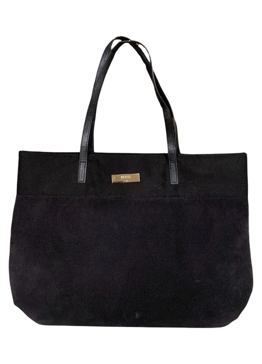 Geantă de femei, Hugo Boss, model Tote, textil, neagră