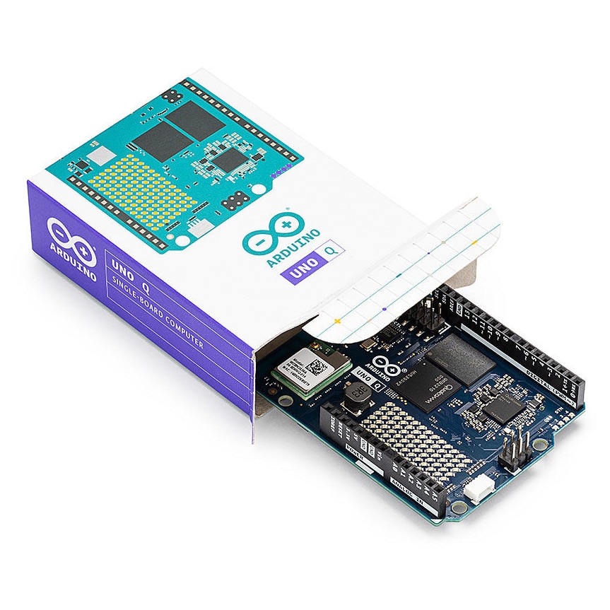 Placă dezvoltare Arduino UNO Q, quad-core 2.0 GHz, 4 GB RAM, 32 GB ...