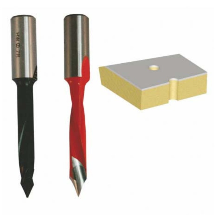 Burghiu gauri strapunse Placat L=57.5 mm, D= 6 mm