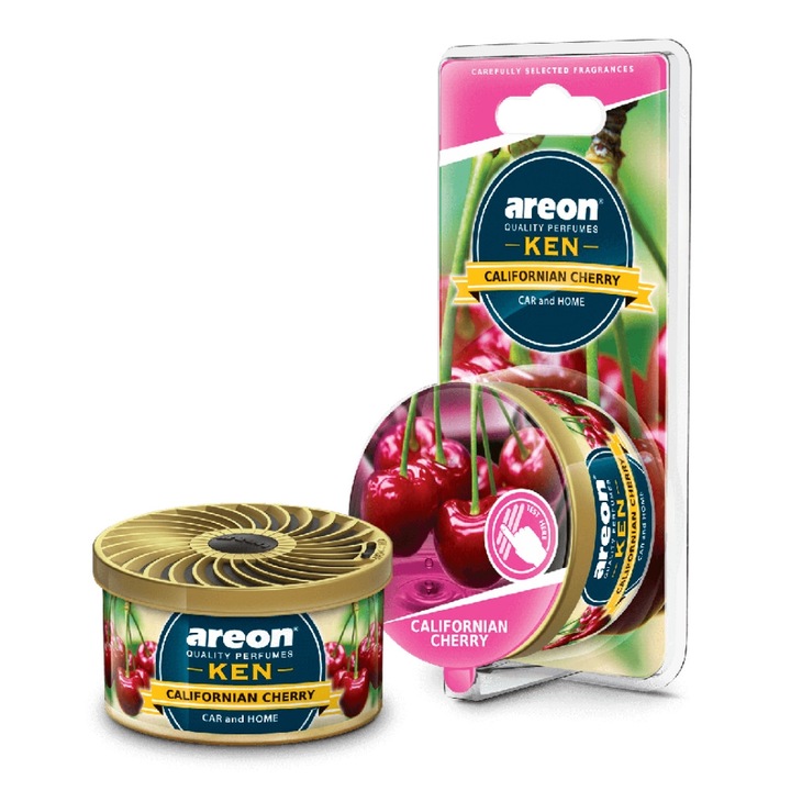 Odorizant solid Areon KEN Californian Cherry, 35 g, parfum cirese