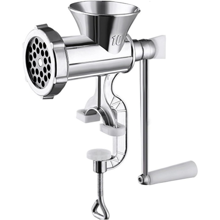 Razatoare manuala din metal pentru carne si carnati, multifunctionala, 10 cm