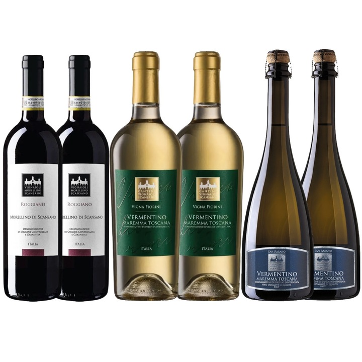 Pachet Cadou 6 Sticle Morellino Di Scansano MIX01