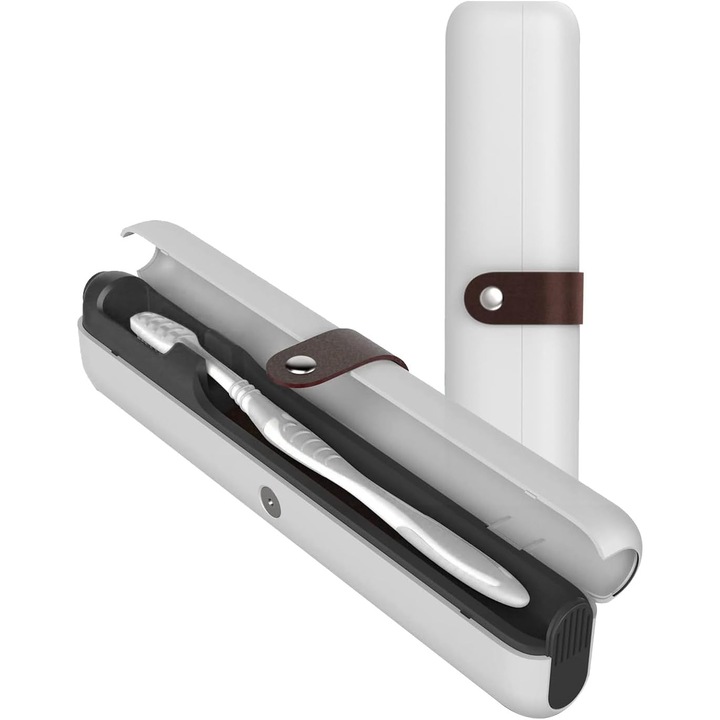 Dispozitiv de dezinfectare UV pentru periute de dinti, sterilizare automata, design sigur, portabil