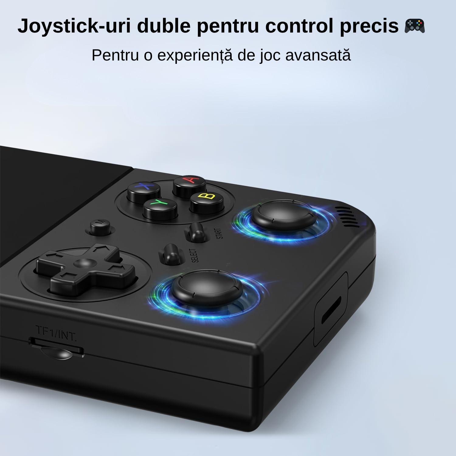 Consolă Portabilă Jocuri Retro, Anbernic RG35XX Pro, WiFi, Bluetooth, 64 GB, Ecran IPS 3.5"