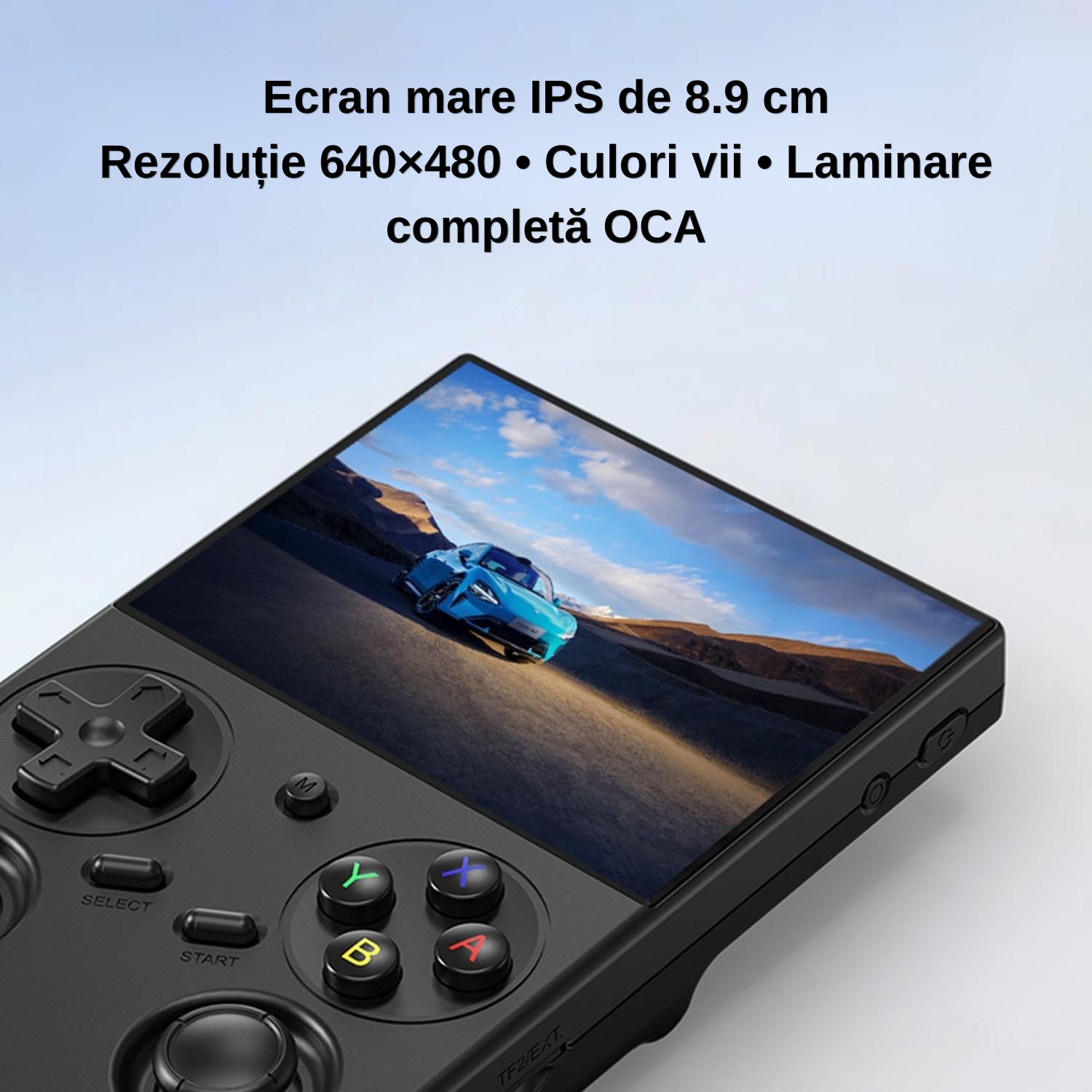 Consolă Portabilă Jocuri Retro, Anbernic RG35XX Pro, WiFi, Bluetooth, 64 GB, Ecran IPS 3.5"