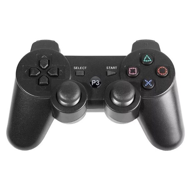 Controler wireless DUALSHOCK pentru PlayStation 3, Negru, Bluetooth, senzori de mișcare