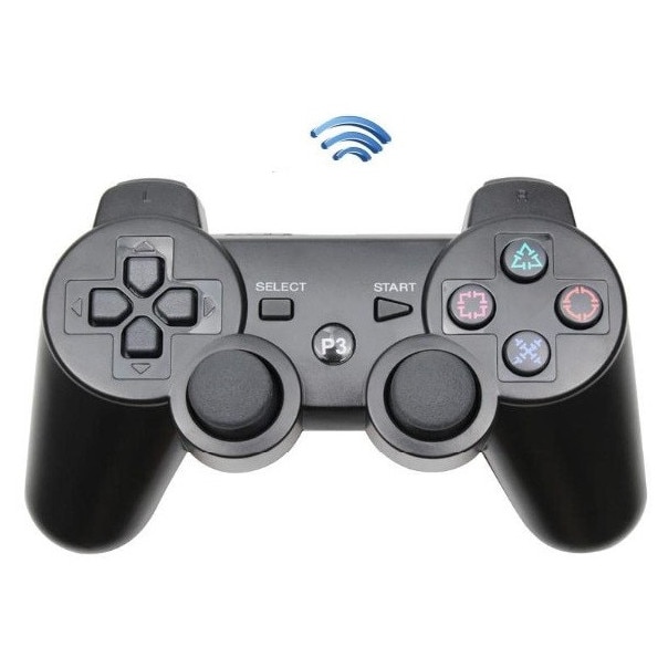 Controler wireless DUALSHOCK pentru PlayStation 3, Negru, Bluetooth, senzori de mișcare