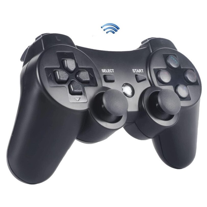 Controler wireless DUALSHOCK pentru PlayStation 3, Negru, Bluetooth, senzori de mișcare