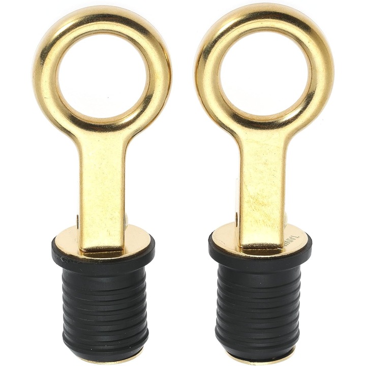 Set 2 dopuri pentru barca cu maner, accesorii ambarcatiuni, 25mm, cupru