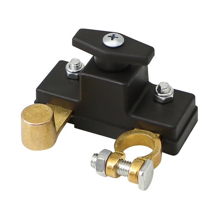 Comutator de deconectare a bateriei auto, cupru, aplicabil pentru masini, camioane, barci sau RV-uri, usor de instalat