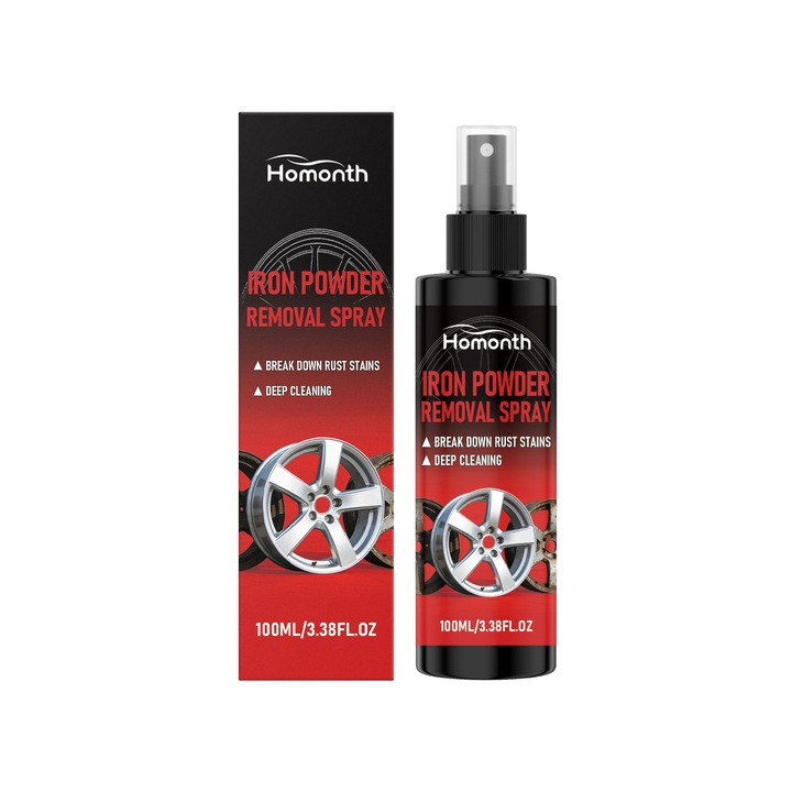 Rozsda- és sárgafolt-eltávolító spray, HOMONTH, 100ml, semleges formula, felületvédelem