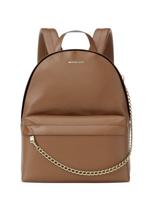 Rucsac de damă Michael Kors Slater, bej, piele ecologică, 32x27x12cm