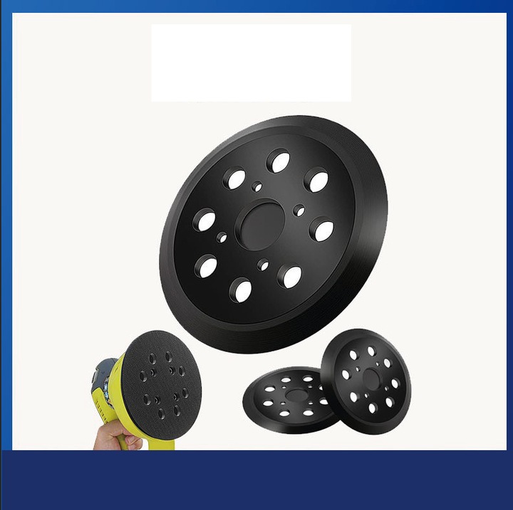 Disc de slefuit electric autocolant 5 inch, 8 gauri, 4 ochi, set de accesorii pentru polizare si slefuire