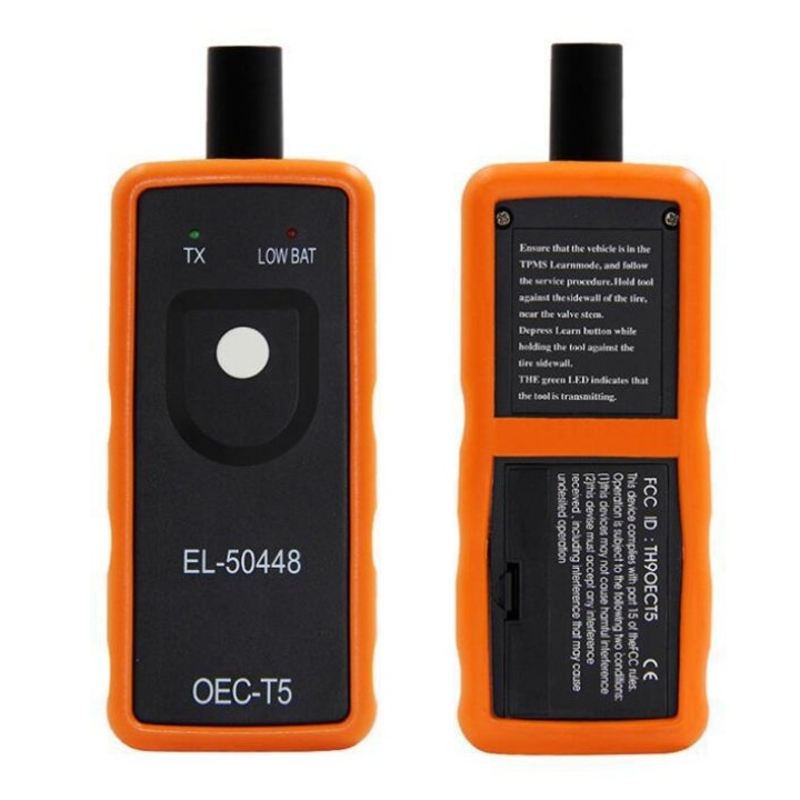 TPMS visszaállító eszköz, OEC-T5 EL-50448, kompatibilis a gumiabroncsnyomás-ellenőrző rendszerekkel, 315/433MHz, könnyű használat