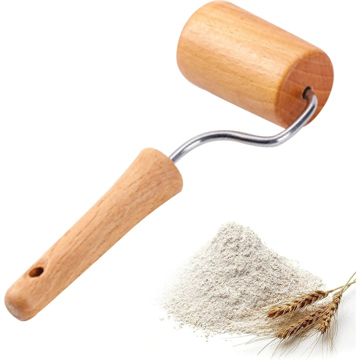 Sucitoare din lemn de fag, pentru aluat, utilizare versatila, 40x5cm