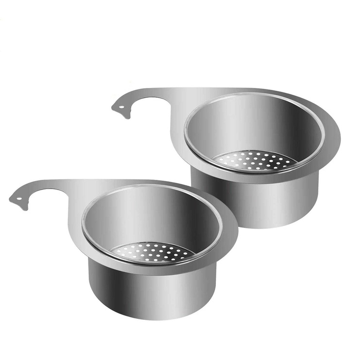 Sita scurgere inox set 2 piese pentru chiuveta bucatarie