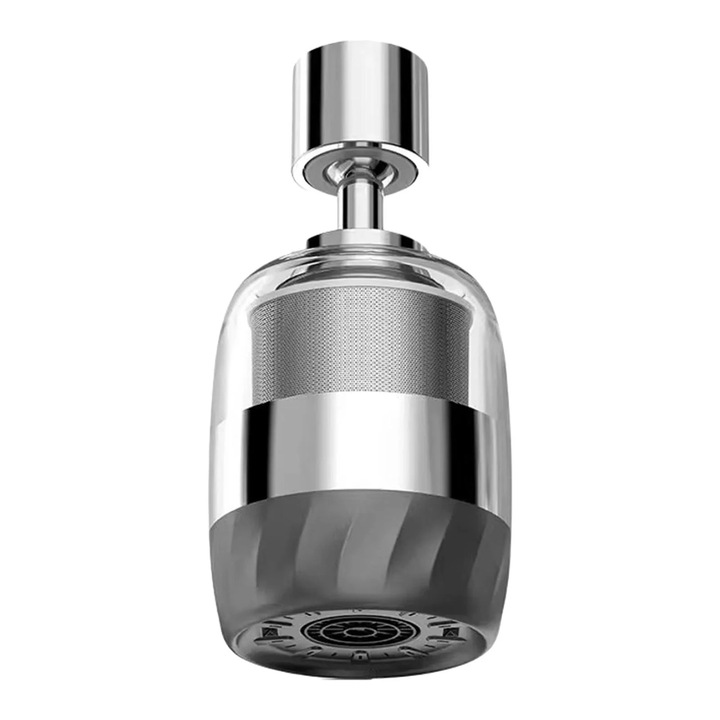 Extensie robinet pentru chiuveta, filtru aerator, inox rezistent la rugina, 720 grade rotire, 3 moduri de utilizare