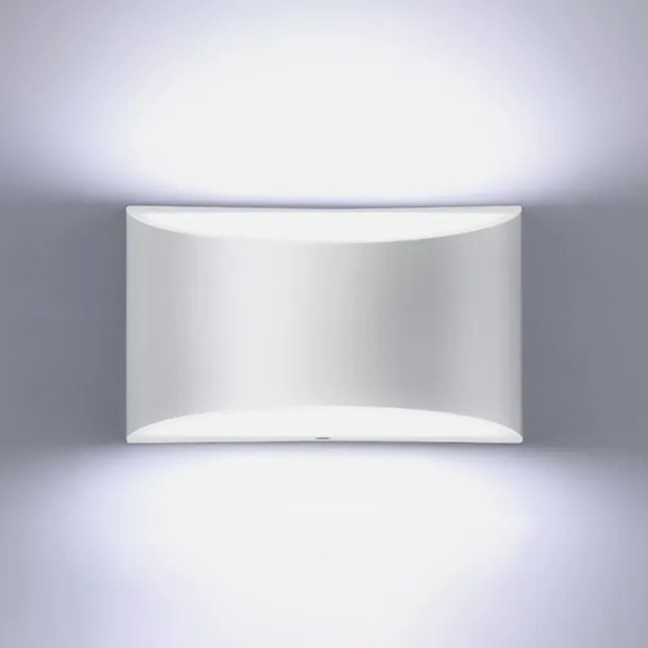 Aplica LED modern, 6000K, iluminare sus-jos, 7W, 160x93x77mm, set 1 unitate