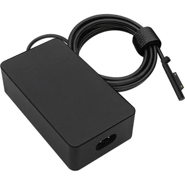 Incarcator laptop, 65W 15V 4A, compatibil cu Microsoft Surface Pro 11/10/9/8/7, cablu USB inclus, compact, portabil
