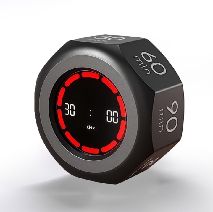 Timer digital cu rotire, presetari 1/3/5/15/30/60/90 minute, volum ajustabil, design portabil, ustensile de masurat de bucatarie