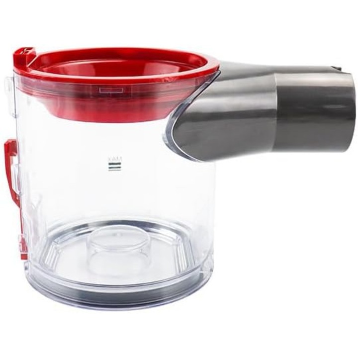 Cutie de praf cu eliberare rapida 0.54L, deschidere igienica la baza, pentru aspirator Dyson V7/V8
