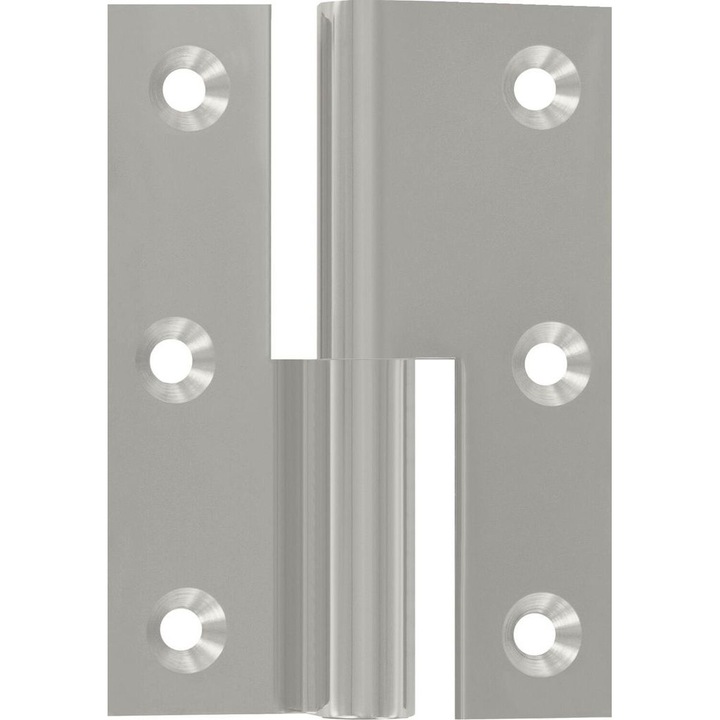 Balamale, tip B offset, cap cilindric, otel inoxidabil, 1.7mm, dreapta