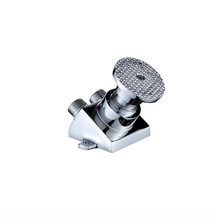 Baterie sanitara din alama cu robinet pentru apa rece, operata cu picior, instalare usoara, pentru locuri publice