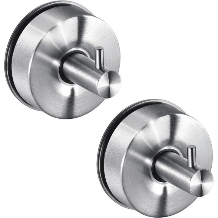 Suporturi pentru prosoape, set 2 buc, inox 304, rezistent la apa si rugina, 5 kg, design modern