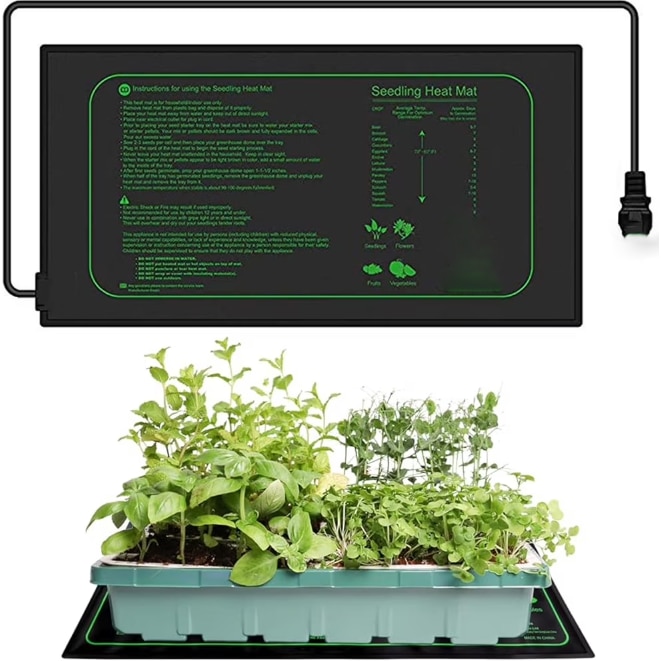 Patura de incalzire pentru rasaduri, 10x20.75in, impermeabil, ideala ...