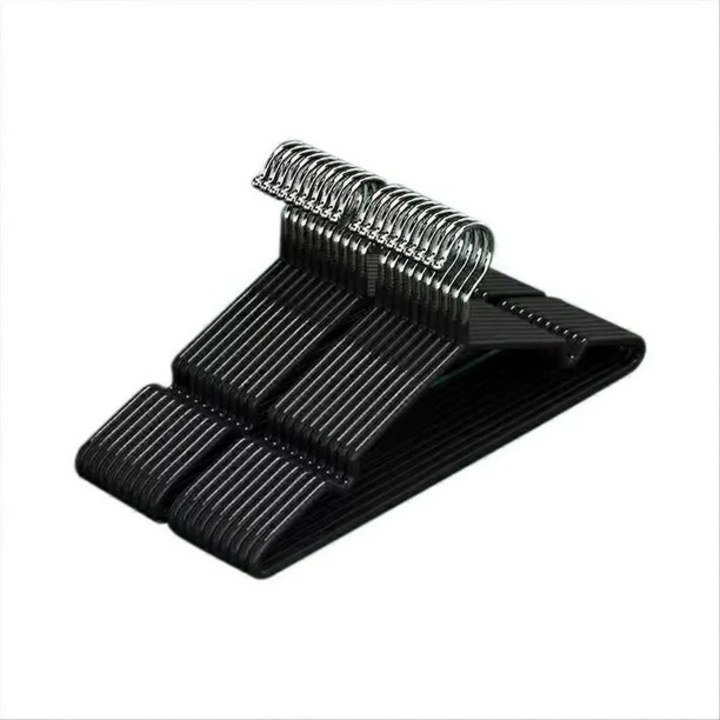 Set de 20 umerase negre, stil modern minimalist, antiderapante, grosime mare