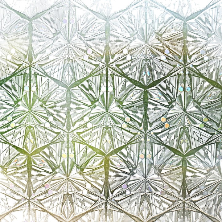 Folie decorativa pentru feronerie, model diamant, 45x200cm, efect 3D, protectie UV