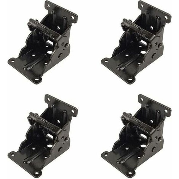 Balamale pliabile auto-blocante, 90 grade, dimensiuni 6.8x6.3x5cm, set de accesorii inclus