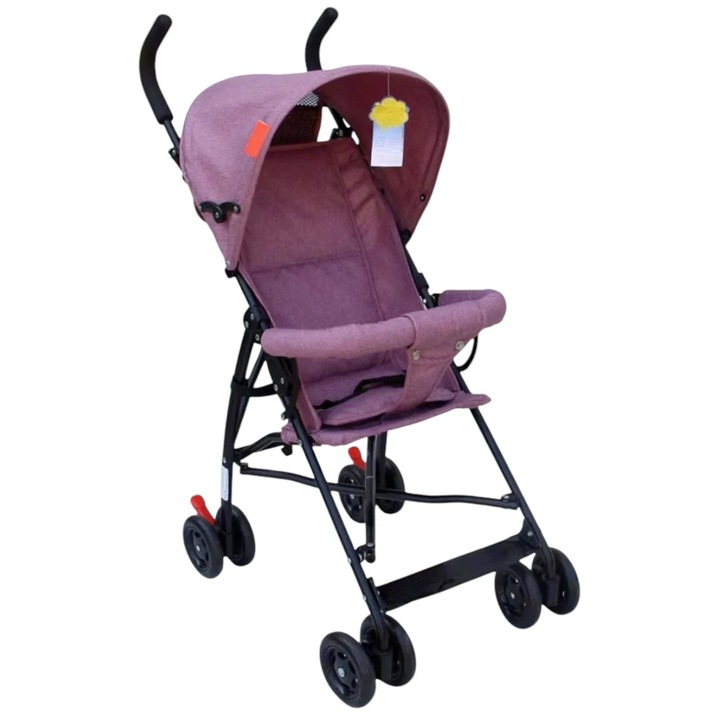 Carucior sport CWT S101, pliabil tip troller, ultraușor 4 kg, mov, pentru 6-36 luni