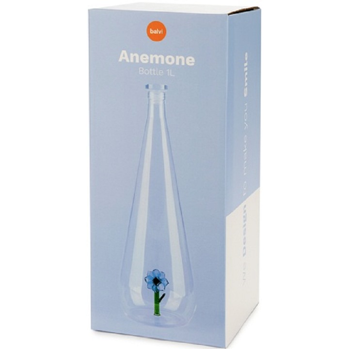 Sticla de bauturi - Botanical Anemone, Sticla, 1000 ml