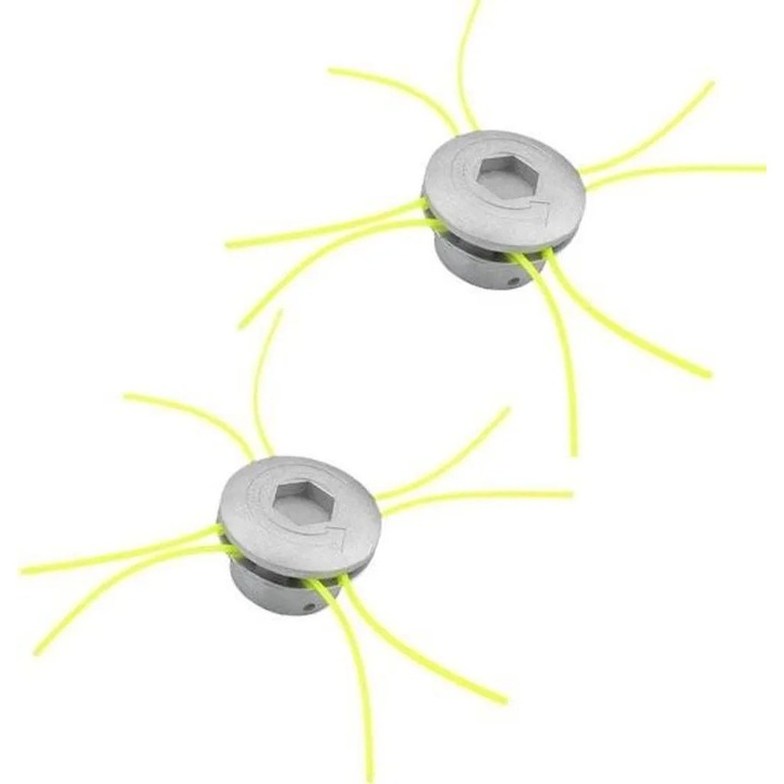 Cap de taiere din aluminiu universal pentru masini de tuns iarba, consumabile masini gradinarit, dimensiune standard.