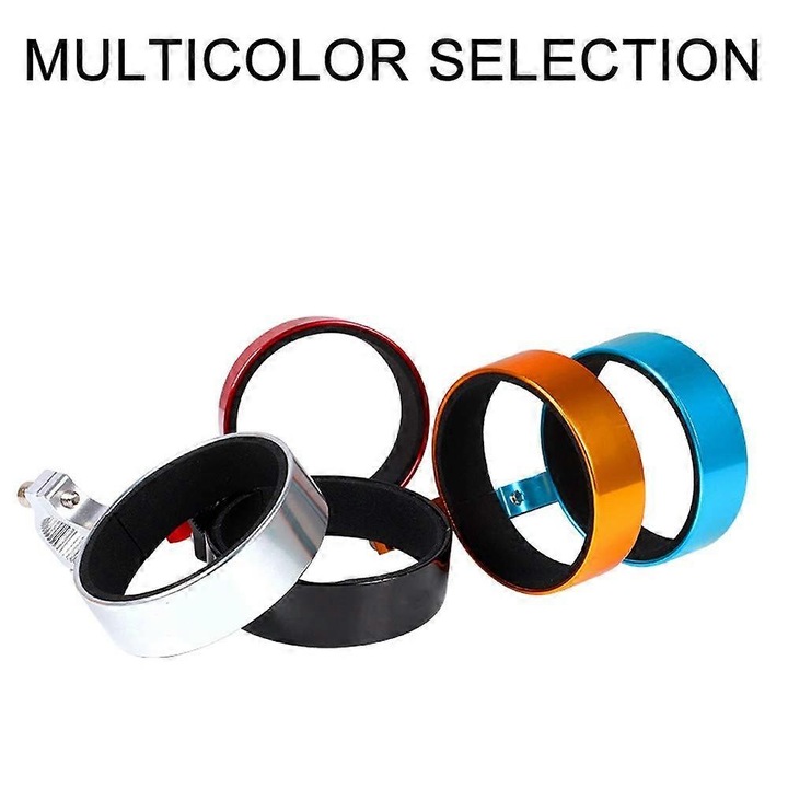 Suport pentru sticla de apa bicicleta, aluminiu, usor, rezistent, negru, dimensiune universala