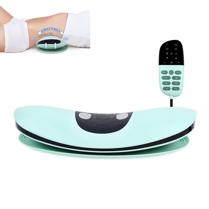 Masajer lombar electric, functie de tractiune 26, masaj cu caldura si vibratii, design portabil, utilizare acasa si birou