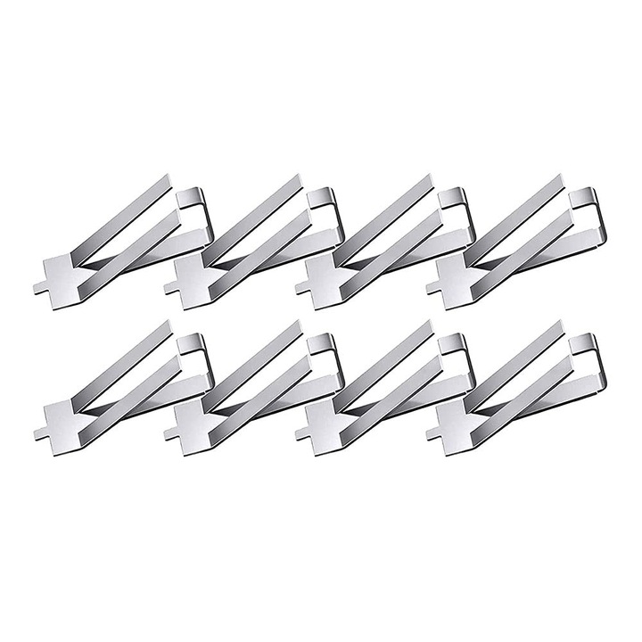 Set de 8 cleme pentru pat de sticla 3D, inox, usor de instalat, 3D printer