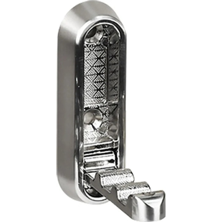 Umeras pliabil pentru haine, aurie, design rotativ 90°, instalare usoara