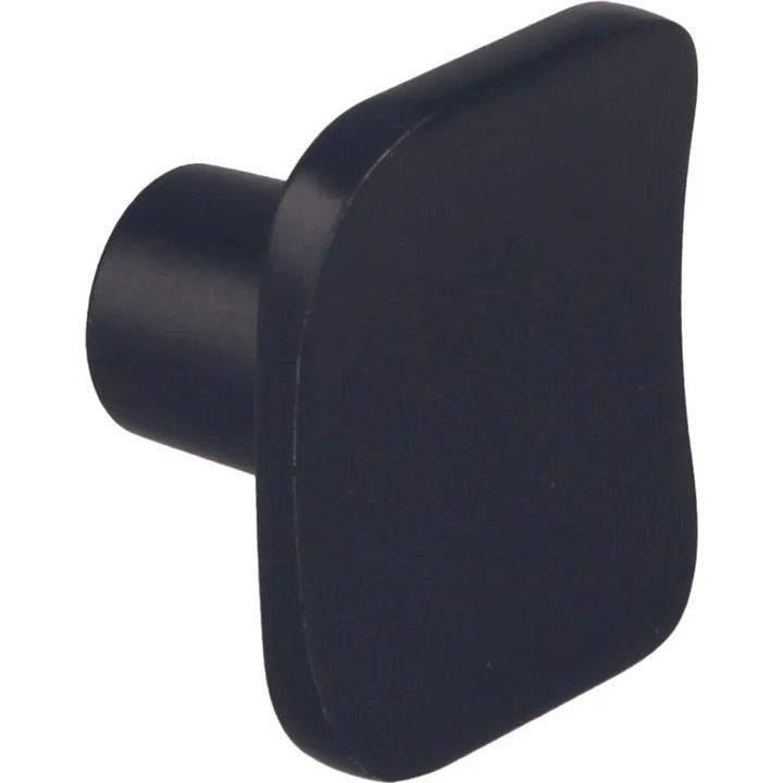 Manere mobilier, 30x27mm, set 10 bucati, negru, adancime 20mm