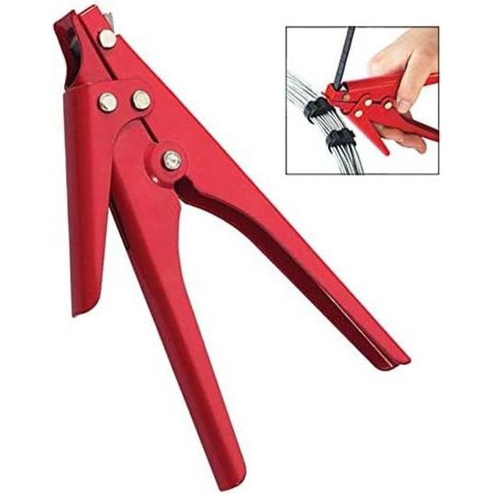 Cleste pentru legaturi de cablu, taietor de sarma, design profesional, maner din nylon, 30x15cm