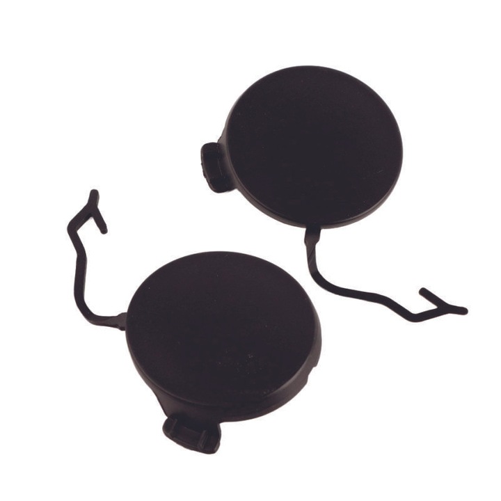 Porsche Cayenne vonóhorog takaró 2011-2014, 2 db-os szett, fekete, ABS