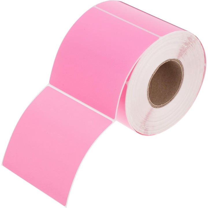 Etichete autoadezive termice, 10x8cm, set de 500 etichete goale pentru transport pachete