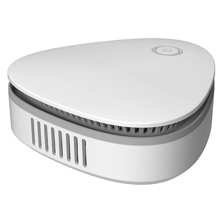 Purificator de aer portabil, compact, elimina mirosurile de fum, fara fir, ideal pentru spatii inchise