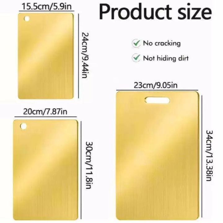 Set 3 tocatoare de bucatarie din otel inoxidabil, durabile, igienice, rezistente la coroziune