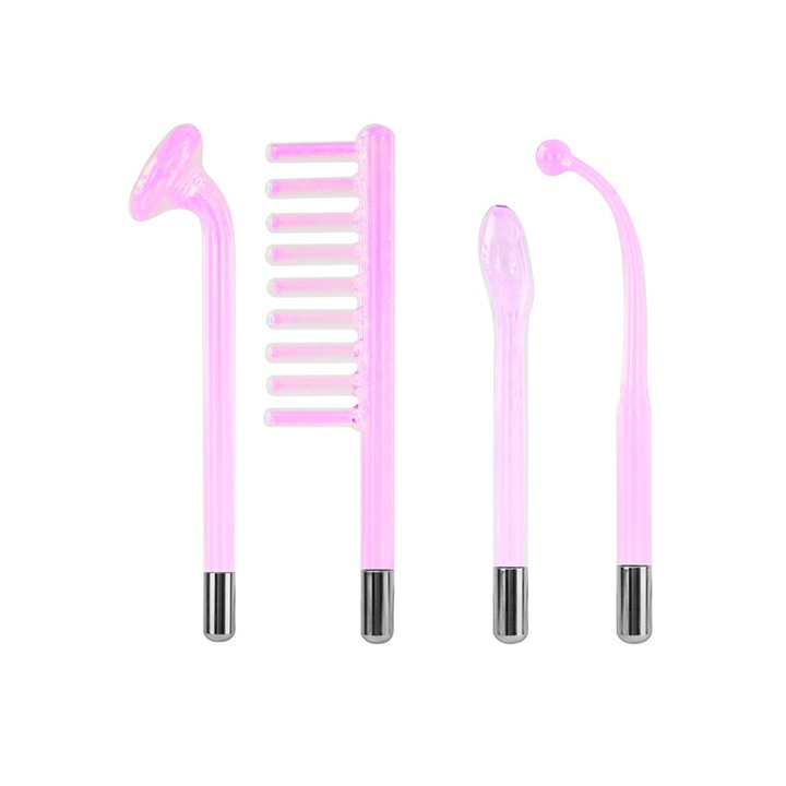 Set 4 electrozi pentru electroterapie, violet, aparat de masaj portabil