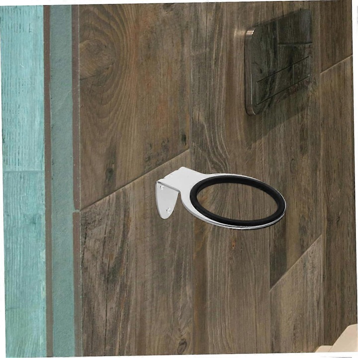 Suporturi pentru uscatoare de par din otel inoxidabil, set de 2, design montat pe perete, economisire de spatiu, durabil