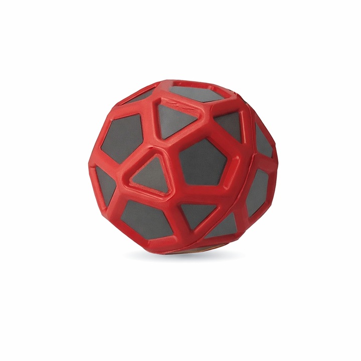 Szuper pattogó labda, Tartós kültéri játék, Gyermekeknek, 15 cm, Piros