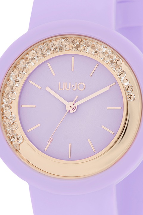 Liu Jo, Ceas cu curea din silicon, Auriu, Liliac